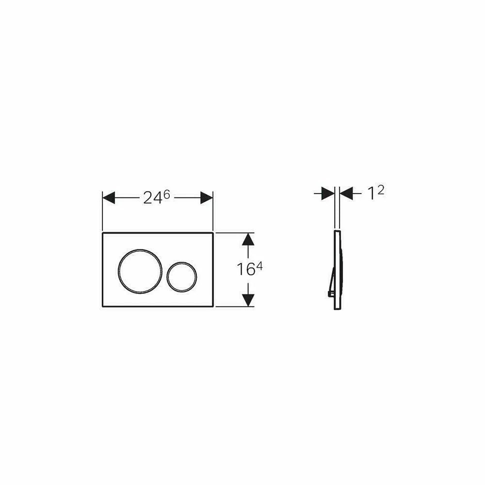 CLAPETA ACTIONARE REZERVOR INCASTRAT SIGMA 20 CROM-CROM MAT-CROM