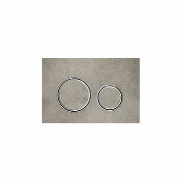 Clapeta Geberit actionare rezervor incastrat sigma 21 aspect beton cu butoane crom