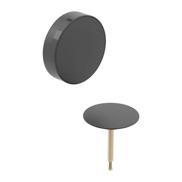 Ornament Geberit pentru sifon cada DIAM.52 mm cu actionare prin rotire, negru
