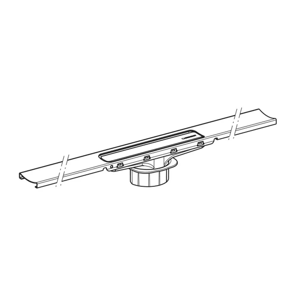 Set Geberit instalare pentru canal dus cleanline h 9-20CM 0.8 l/s cal. i