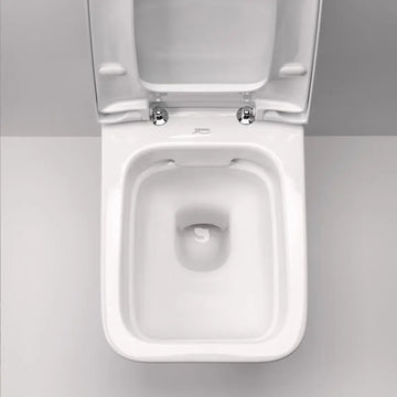 Vas WC suspendat icon Geberit square rimfree, alb lucios