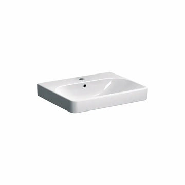 Lavoar Geberit smyle square 60X48 cu orificiu baterie si preplin