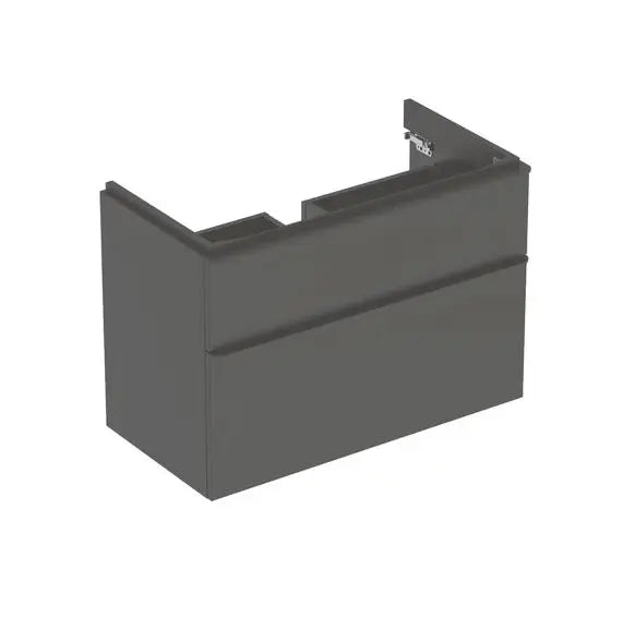 MOBILIER PENTRU LAVOAR SMYLE SQAURE CU DOUA SERTARE 88.4X61.7X47  LAVA MAT
