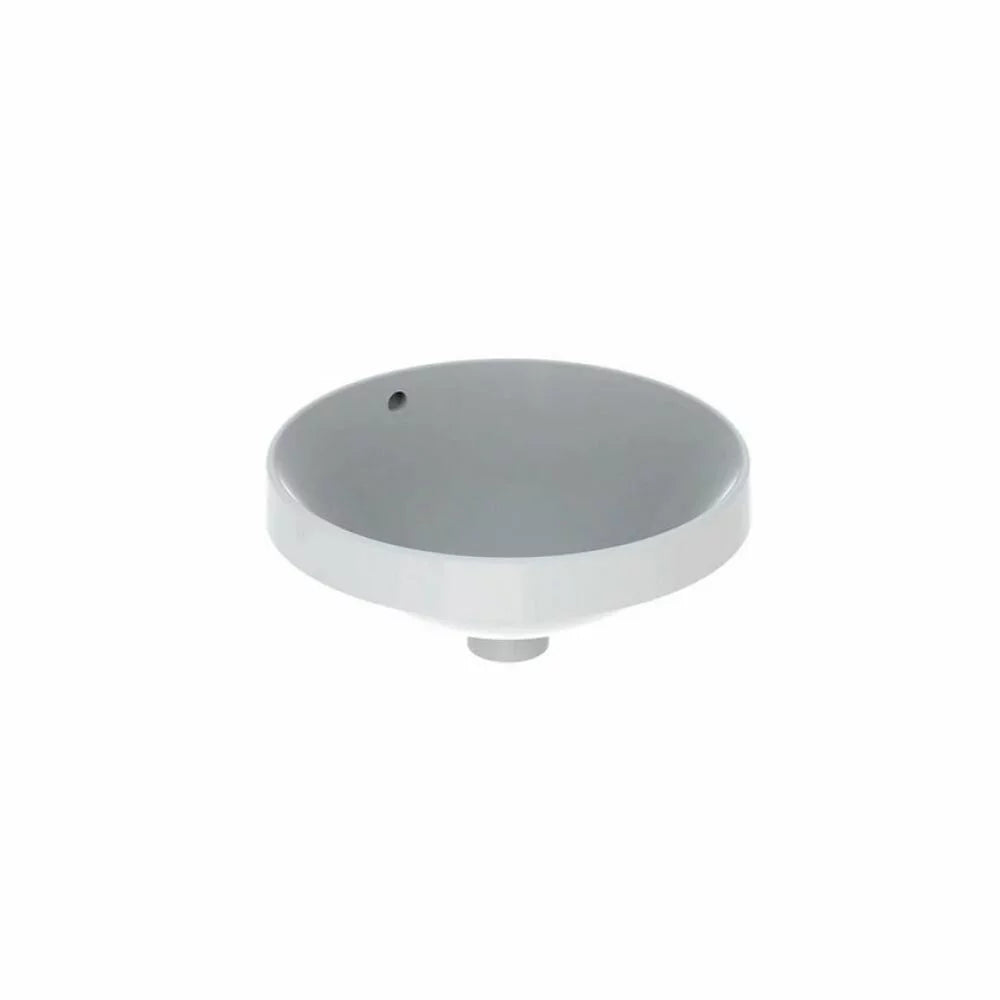 LAVOAR ÎNCORPORAT GEBERIT VARIFORM, ROTUND D-40CM, PREAPLIN VIZIBIL, GLAZURAT ALB