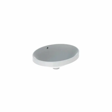 Lavoar incorporat Geberit variform, oval B-50CM, T-40CM, preaplin vizibil, glazurat alb
