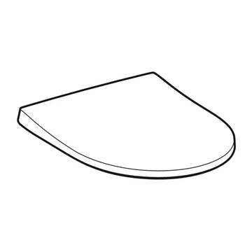 Capac WC icon Geberit slim soft close, balamale quick-release