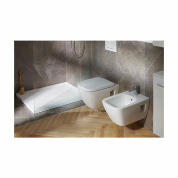 Capac WC selnova Geberit square soft close, alb lucios