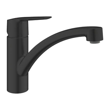 Baterie bucatarie start Grohe negru mat