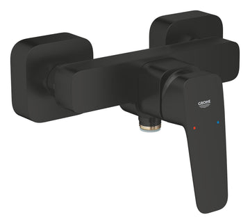 Baterie dus cubeo Grohe matt black, negru mat