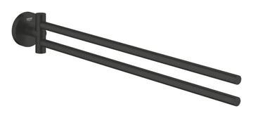 Suport prosop doua brate essentials Grohe nou matte black