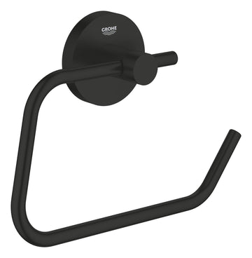 Suport hartie igienica fara aparatoare essentials Grohe nou matte black, auriu