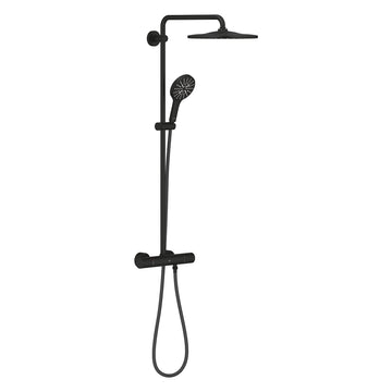 Sistem dus rainshower Grohe 310 termostatat negru mat