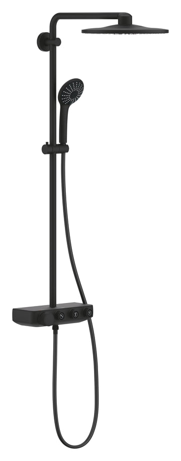 Sistem dus euphoria Grohe smartcontrol 310 duo termostatat phantom black, otel inoxidabil