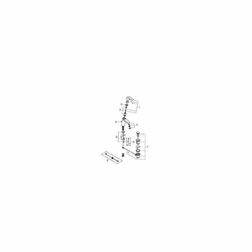 Baterie lavoar Grohe Eurosmart M-Size