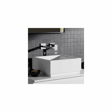 Ornament baterie lavoar eurocube Grohe incastrata 231 mm, 2 gauri , de perete, montaj cu 23200000