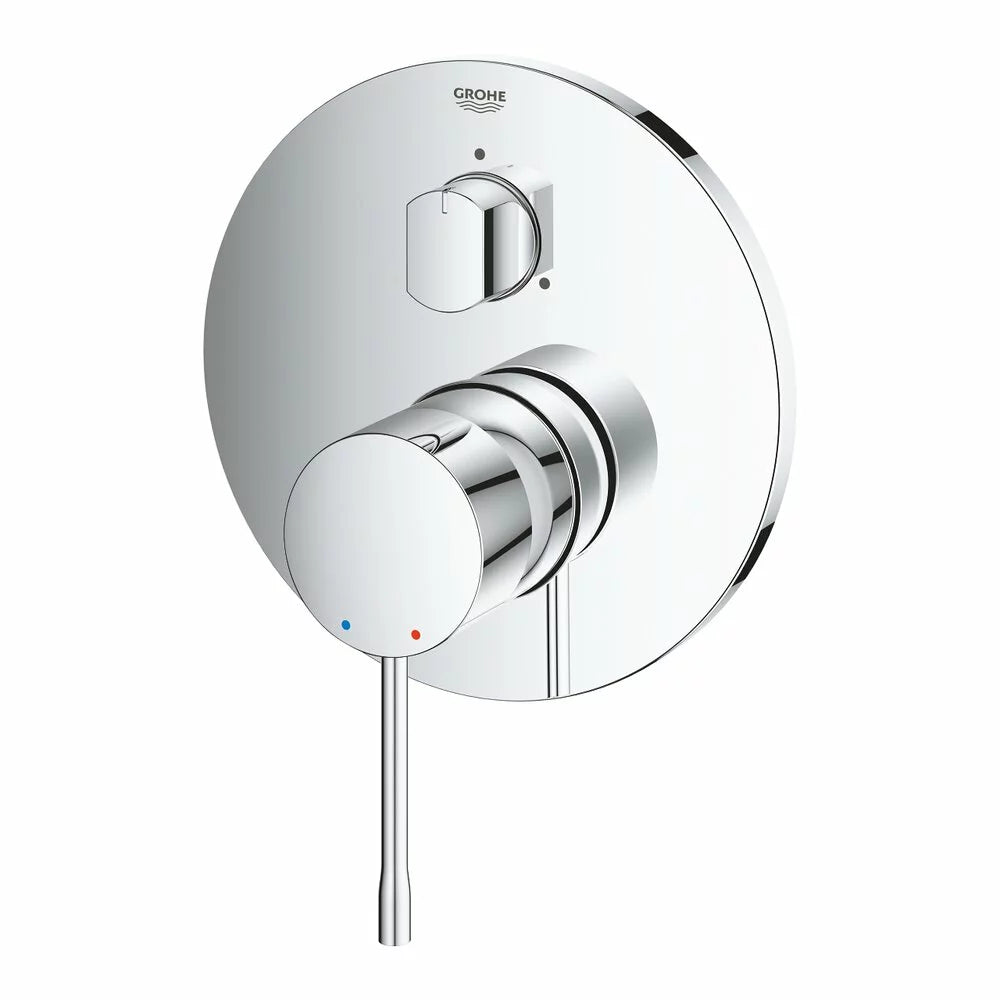 Ornament baterie cada-dus incastrata Grohe Essence cu 3 iesiri pt smartbox, necesita corp ingropat, montaj incastrat