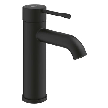 Baterie lavoar essence Grohe new s-size phantom black, otel