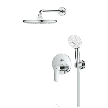 Sistem dus eurosmart Grohe incastrat cu tempesta 250