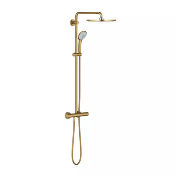 Sistem dus euphoria Grohe  xxl 310 thm brushed cool sunrise, otel inoxidabil