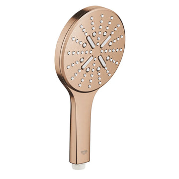 Para dus rainshower Grohe smartactive 130 3 jet brushed warm sunset, crom lucios