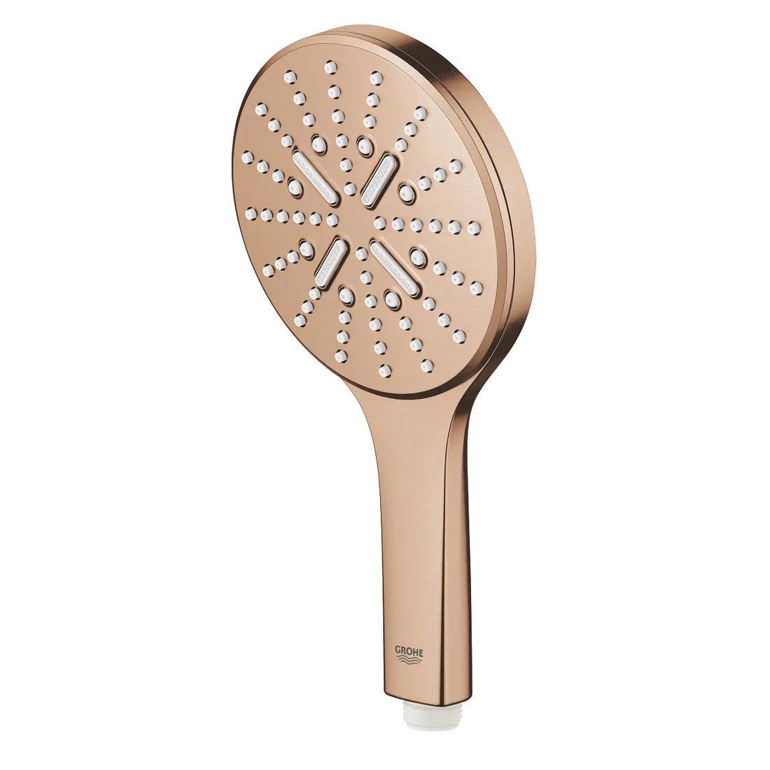 Para dus Grohe Rainshower Smartactive 130 3 jet brushed warm sunset, crom lucios