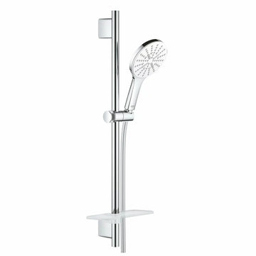 Set dus rainshower Grohe smartactive 130 bara 600 moon white, crom lucios