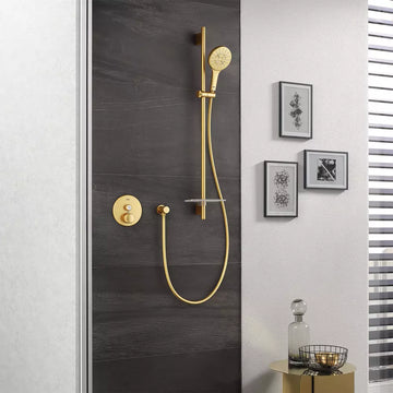 Bara de dus rainshower Grohe smart active 900 mm cu sapuniera cool sunrise, crom lucios