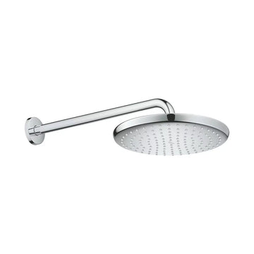 Cap dus tempesta Grohe 250 mono rotund 9.5 l cu brat dus 380 mm
