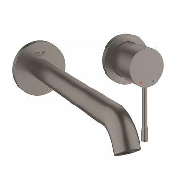Ornament baterie lavoar essence Grohe 2 gauri l-size brushed hard graphite