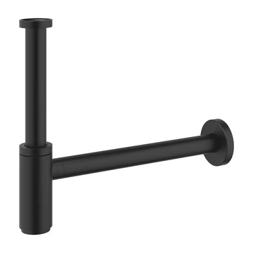 Sifon Grohe 1-1/4 phantom black, negru mat