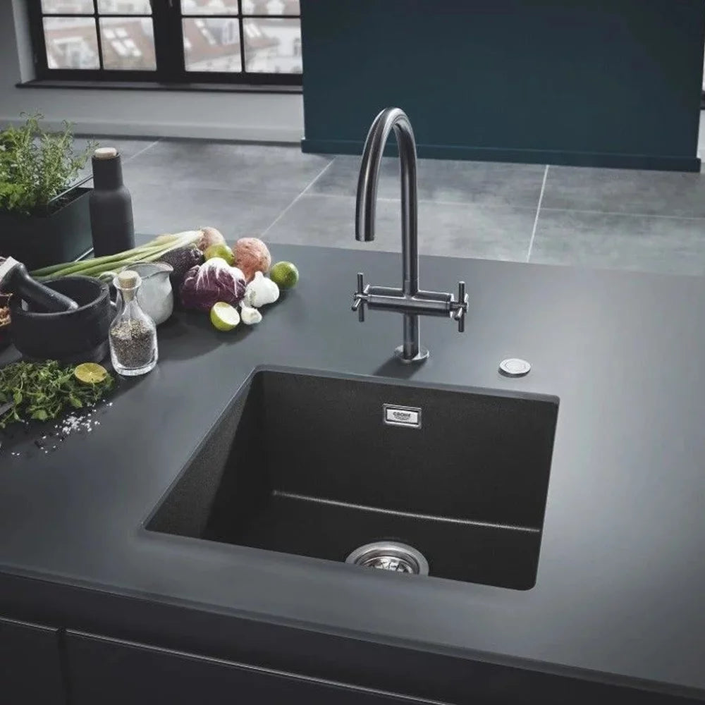 Grohe Chiuveta Bucatarie compozit K700U 50-C, 40.6x45.7, cu 1 cuva, granit-black