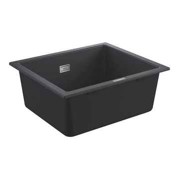 Chiuveta Grohe bucatarie compozit K700U 60-C 53, 3X45.7, cu 1 cuva, montaj sub blat, granit-black
