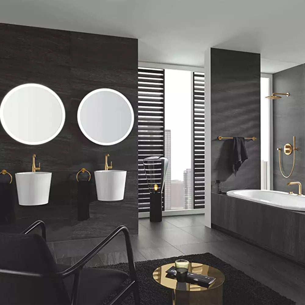 Baterie lavoar Grohe Essence New L-Size brushed cool sunset, 3/8''