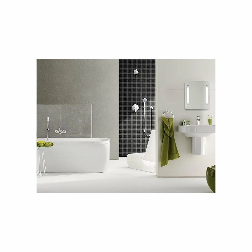Baterie cada Grohe Eurosmart cosmopolitan incastrata, crom lucios, montaj incastrat