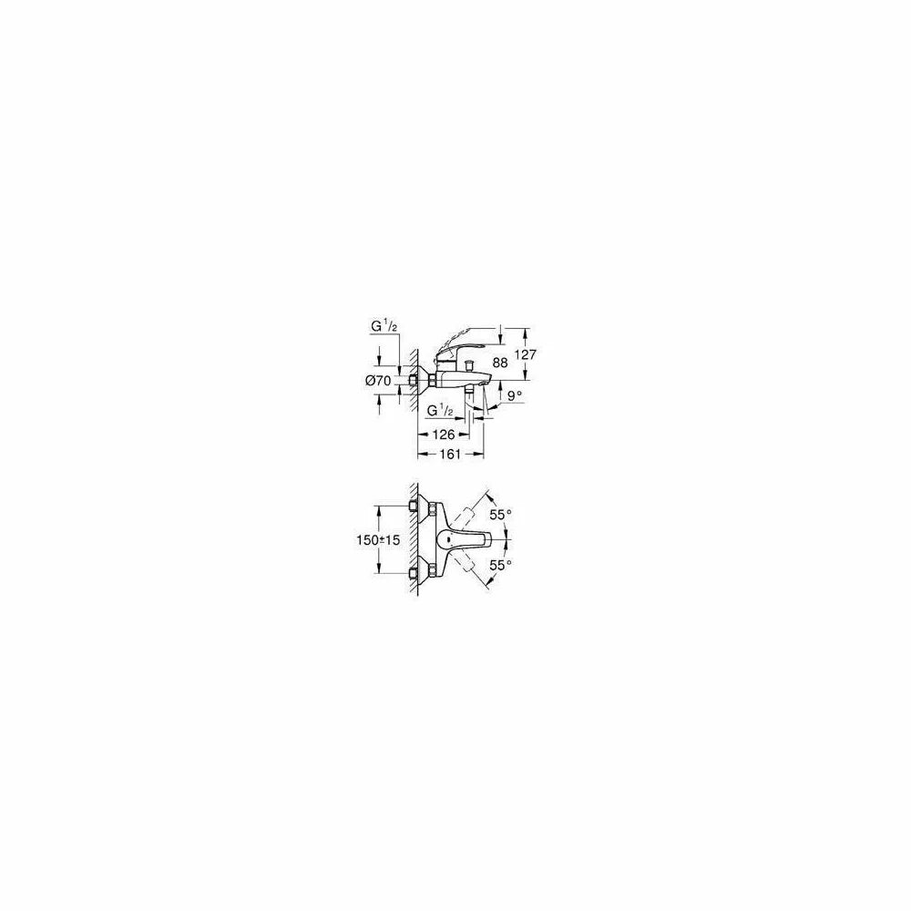 Baterie cada Grohe Eurosmart