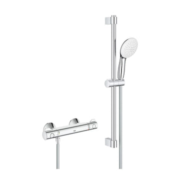 Set baterie termostatica dus grohtherm Grohe 800 + set dus new tempesta ii 600 new