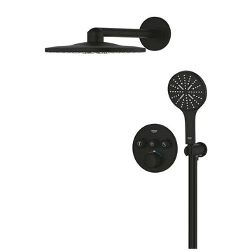 Sistem dus termostatat smart Grohe control, rsh smartactive 310 phantom black