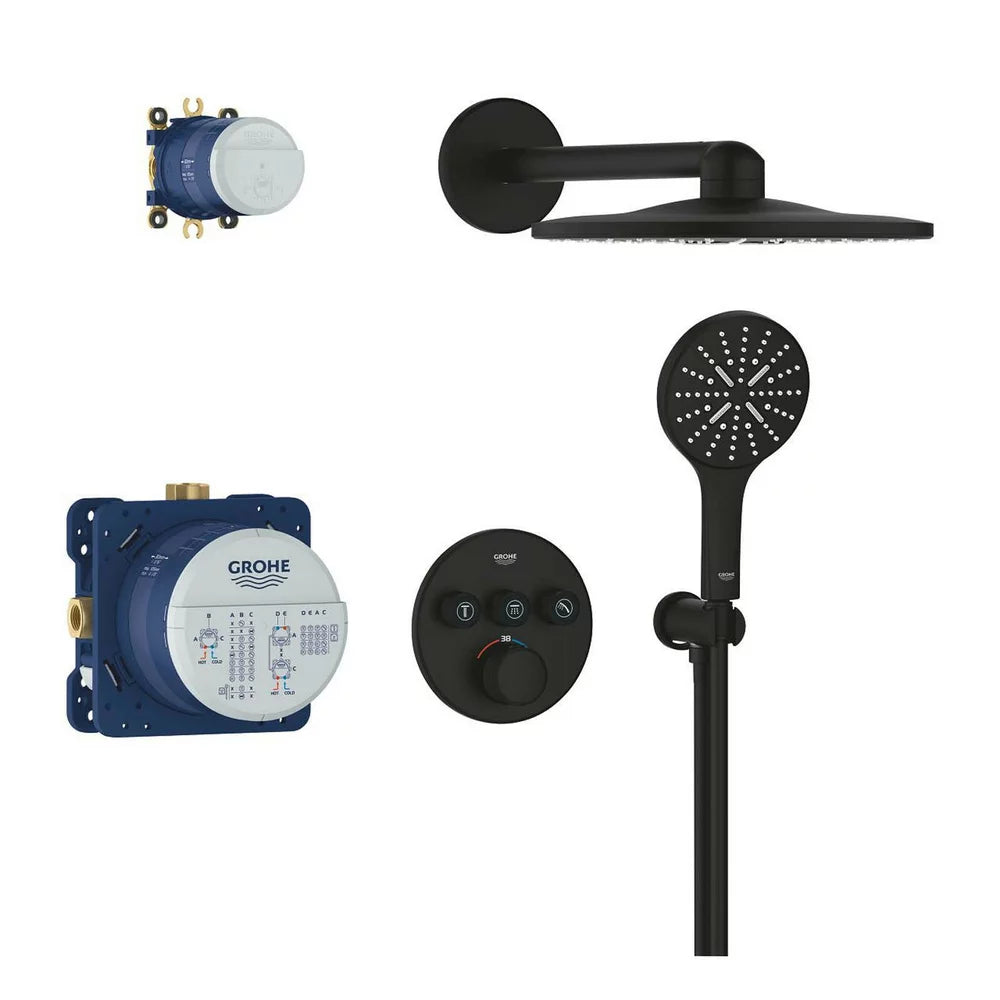 Sistem dus termostatat Grohe Smart Control rsh smartactive 310 phantom black