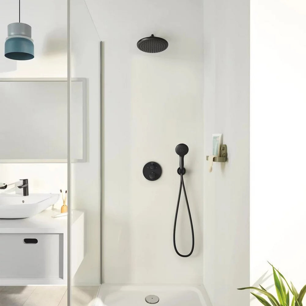 Sistem dus incastrat precision cu Grohe Vitalio start 250, matte black