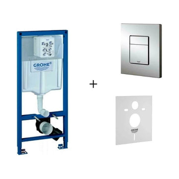 Set rapid Grohe sl 4 in 1 cu clapeta skate cosmo, suruburi si izolatie fonica