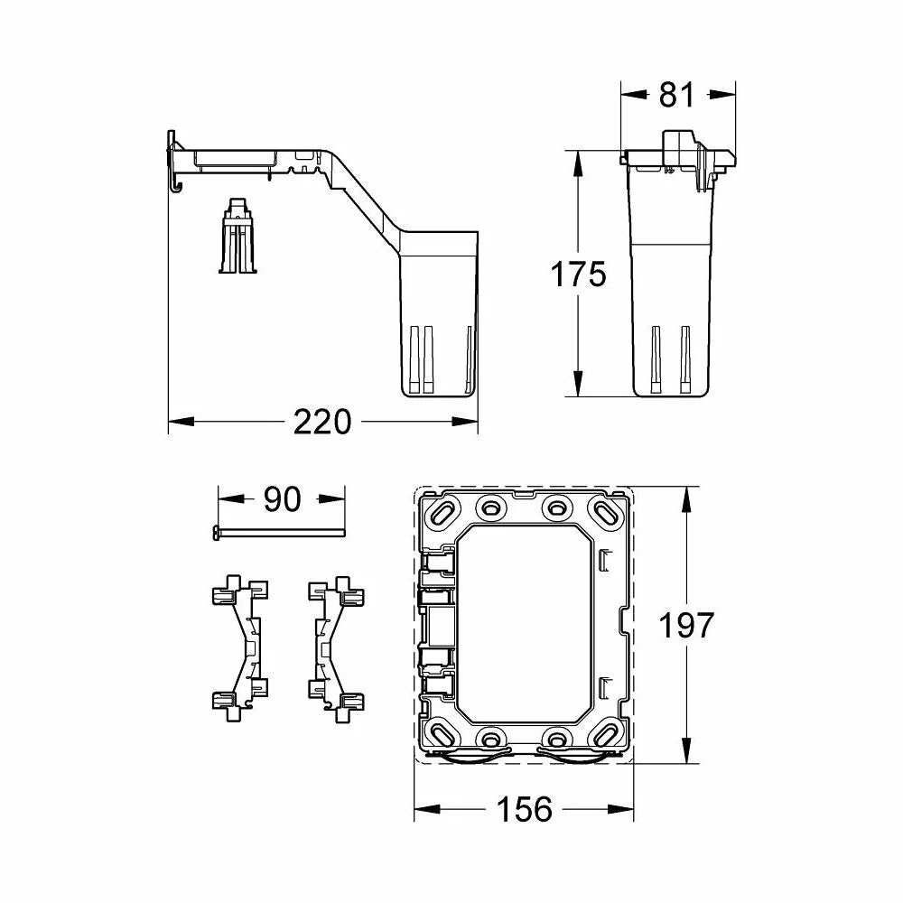 KIT CONVERSIE GROHE FRESH CAL. I