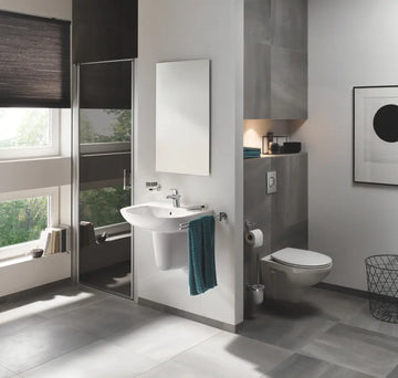 Piedestal bau Grohe ceramic suspendat, alb lucios