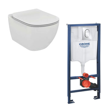 Set rapid Grohe sl 3 in 1 cu clapeta arena cosmopolitan s crom si suruburi cal. i