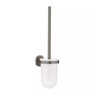 Perie WC essentials Grohe nou brushed hard graphite, antracit/grafit