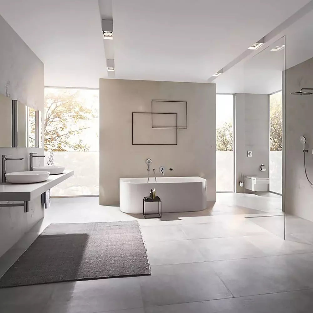 Perie WC Grohe Essentials nou brushed hard graphite, antracit/grafit