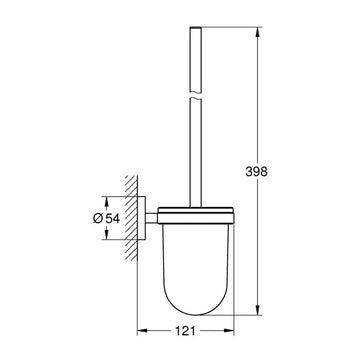 Perie WC essentials Grohe nou brushed cool sunrise