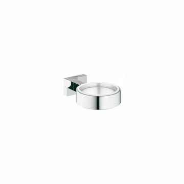 Suport pahar/sapuniera essentials Grohe cube, crom lucios