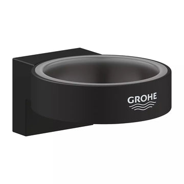 Suport pahar/sapuniera/dozator selection Grohe negru mat