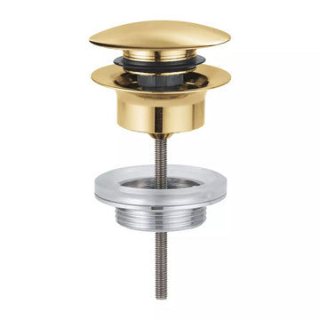 Ventil lavoar brushed cool sunrise Grohe, auriu