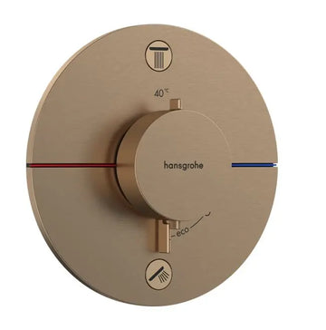 Ornament shower Hansgrohe select comfort s termostatic, 2 functii,  brushed bronze